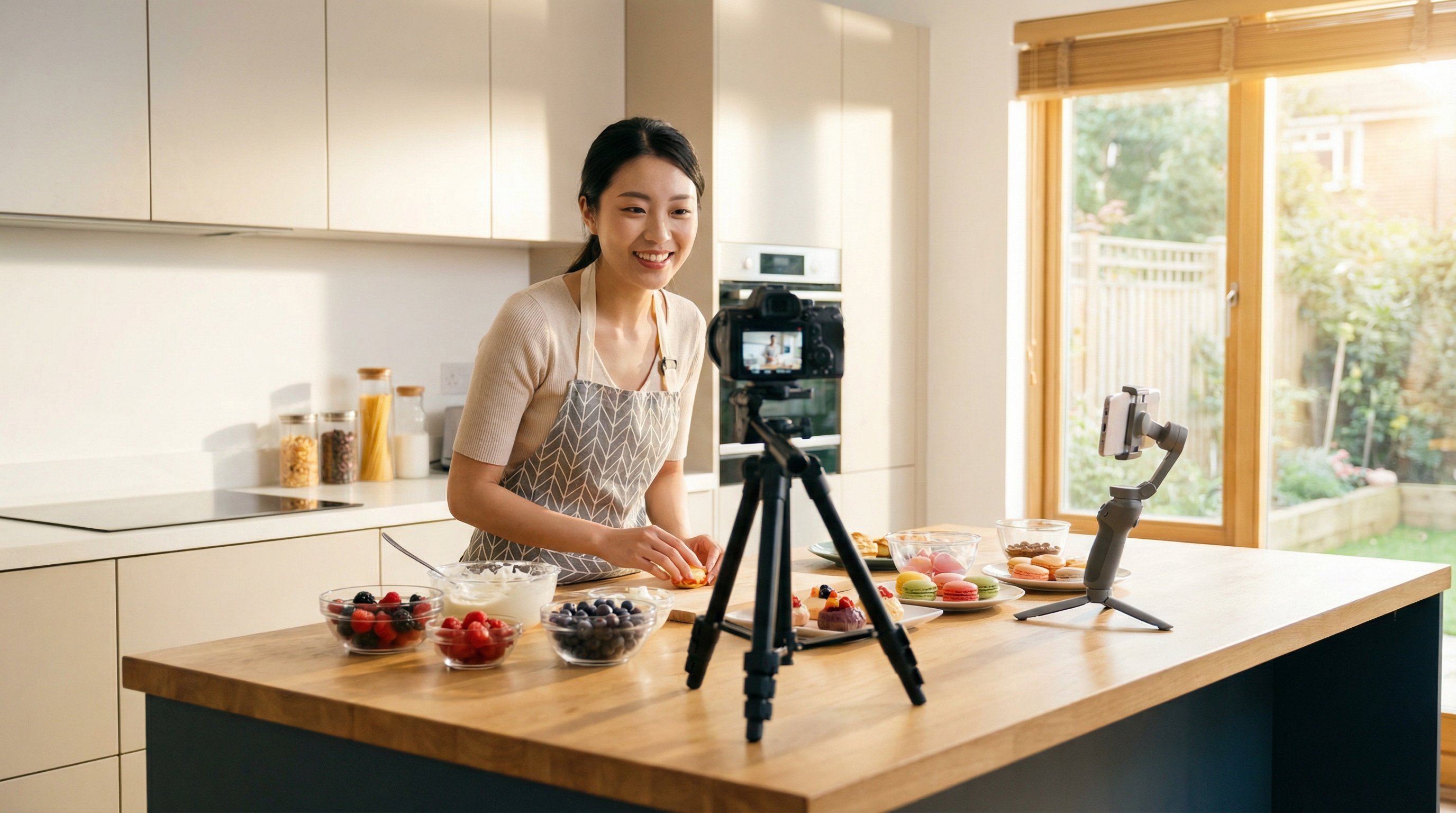 户外露出视频：美食甜点制作视频教程